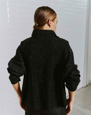 Dayana WBL Denim Deluxe Jakke - Black Denim W/ Stone